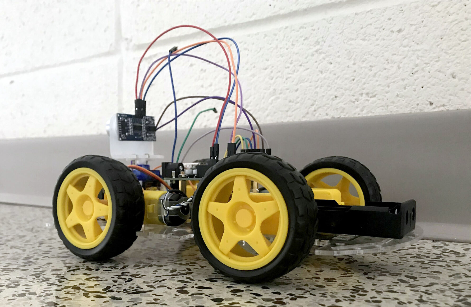Nathaniel Arnett and his rover